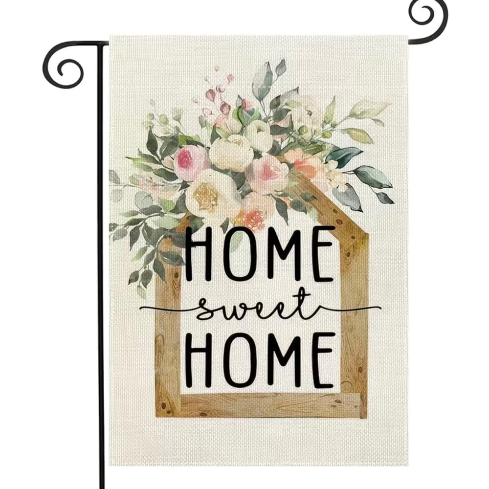 Home Sweet Home Floral House Garden Flag
